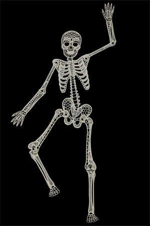 Freestanding Lace Skeleton