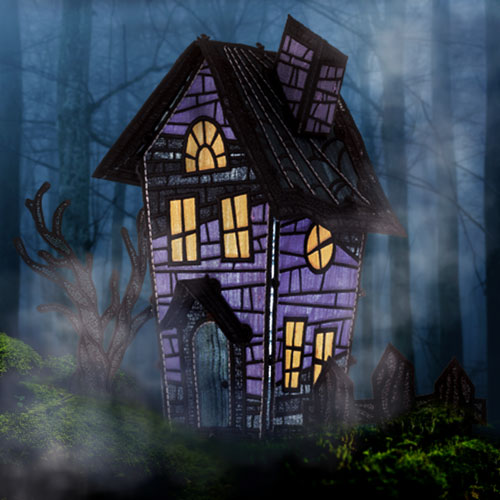 Freestanding Haunted House 2