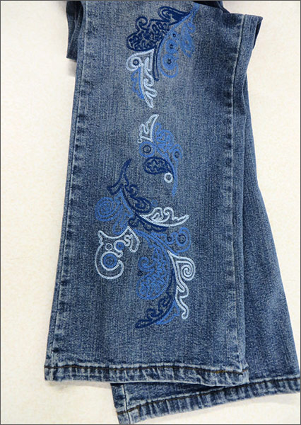Chic Embellishments Denim Jacket and Jeans 18