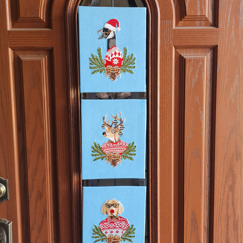 Holiday Homies Door Decor