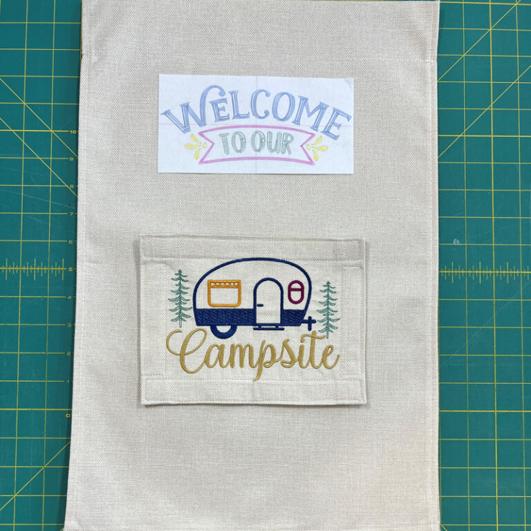 'Welcome to Our House' Pillow - Embroidery Online
