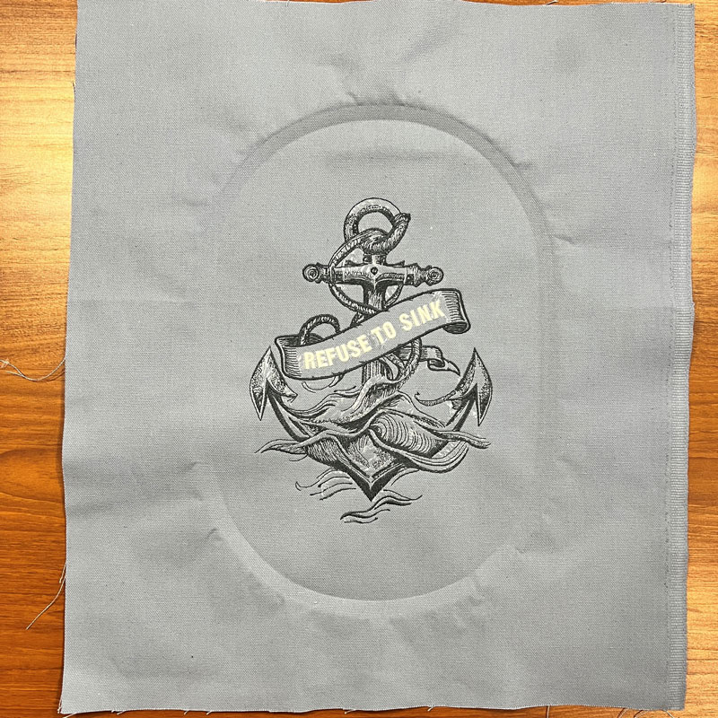 Nautical Embroidered Wall Art remove heat2go